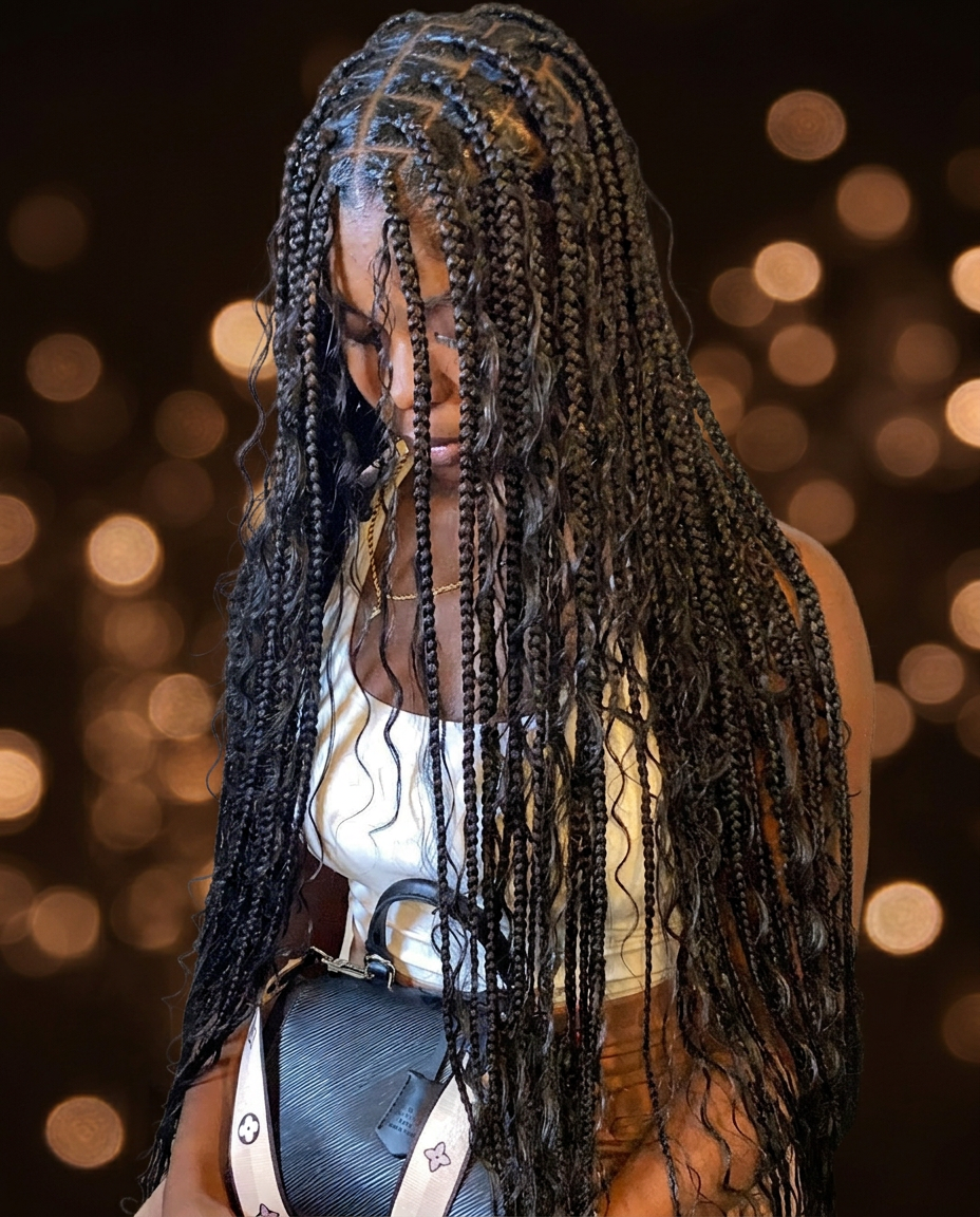 Medium Large Bohemian Braids by DD Hair Braiding