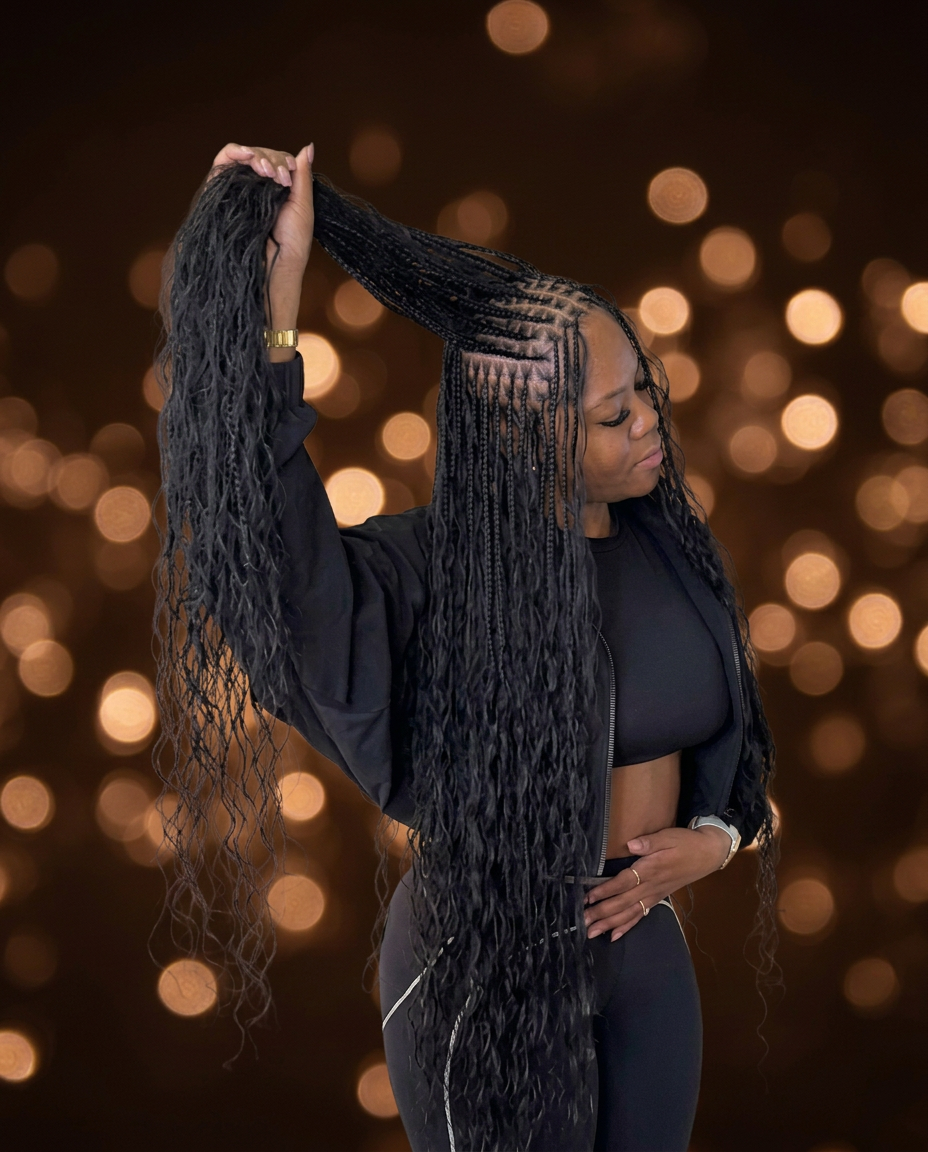 Extra Small Bohemian Braids by DD Hair Braiding
