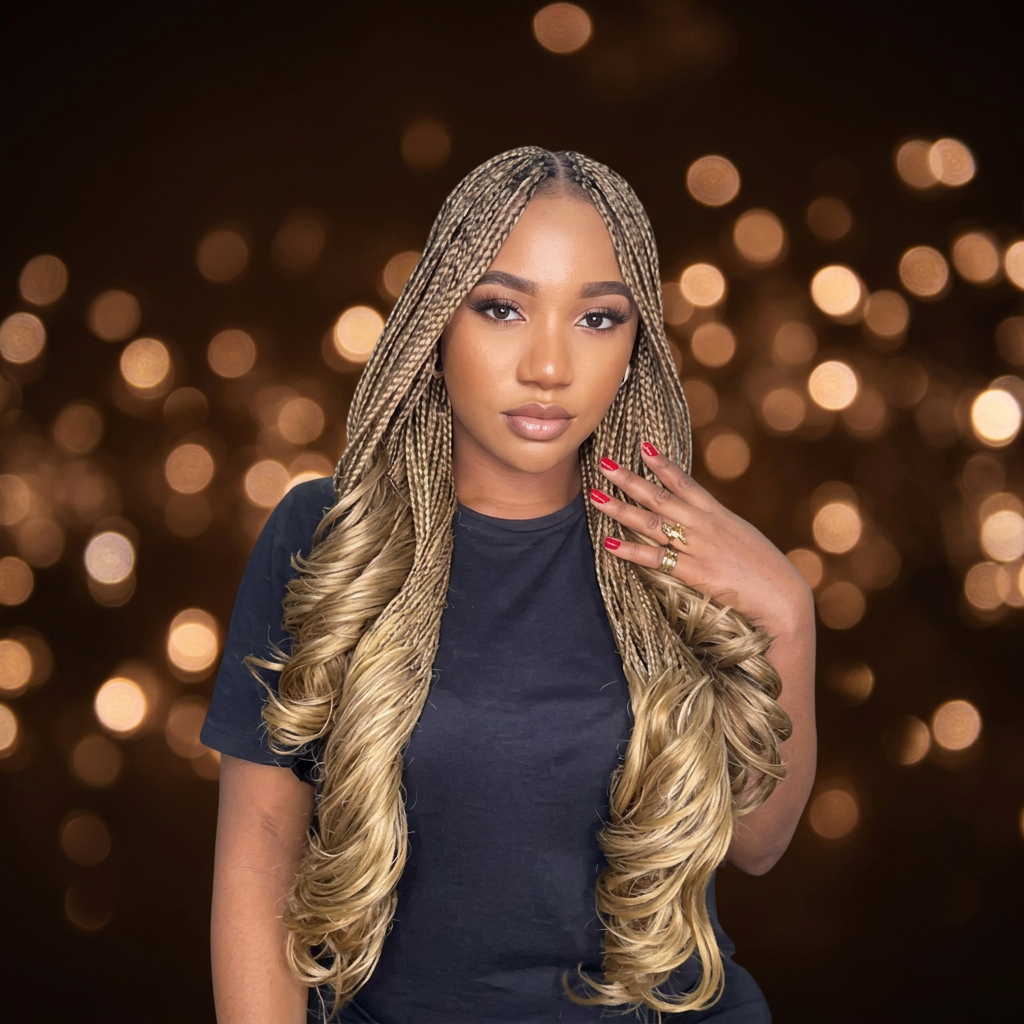 Small French Curls by DD Hair Braiding